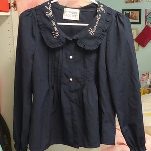 Cute Navy Blue blouse